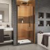 DreamLine Elegance-LS 31-33 in. W x 72 in. H Frameless Pivot Shower Door in Oil Rubbed Bronze - SHDR-4327060-06 - B07H6SNMNH